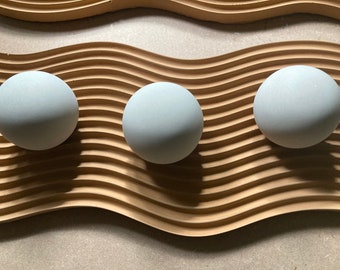 Esfera de hormigón hecha a mano: decoración minimalista para el hogar, pisapapeles
