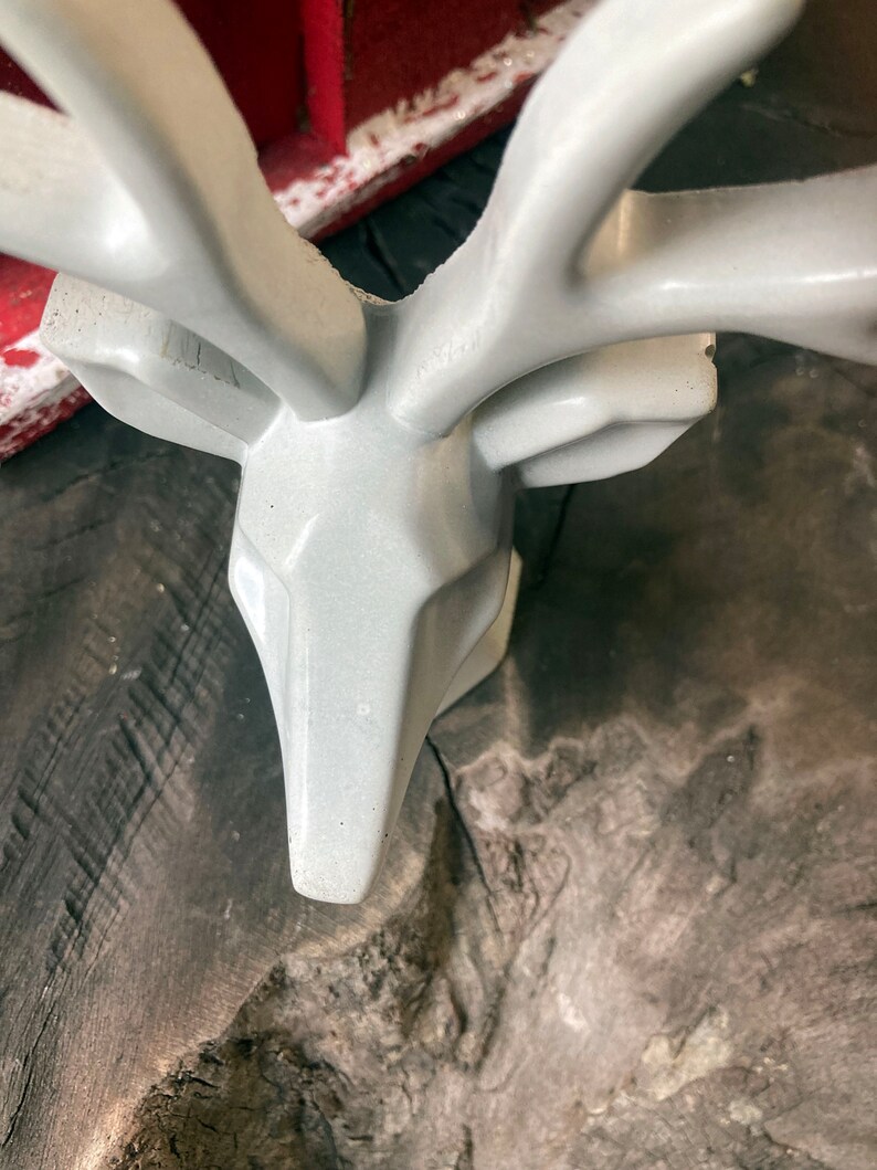 CONCRETE 6 DEER, Deer Head, Cement Deer, Ring Holder, Small Deer Statue