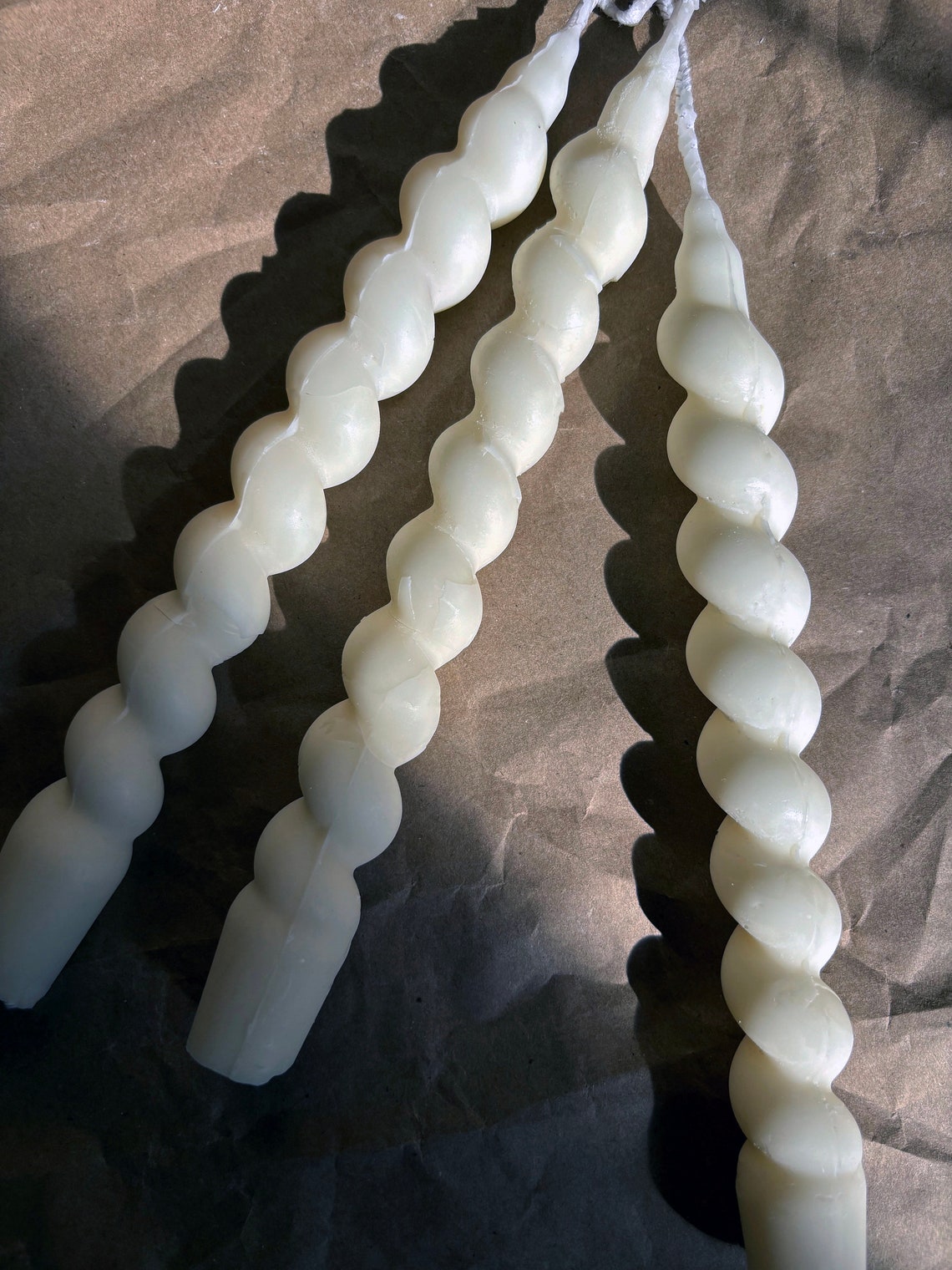 PILLAR CANDLE, Taper Candle, Candlesticks, Soy Pillar Candle, Twisted