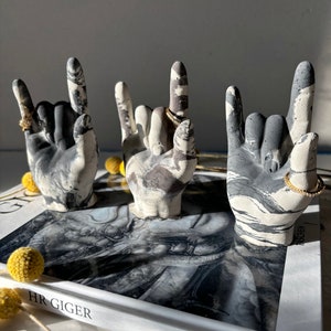 Amerikanische Zeichensprache, Beton Asl Zeichen, Asl, Beton Dekor, Einzigartiges Geschenk, Zeichensprache, Amerikanische Zeichensprache Geschenk, Ich liebe dich Geschenk,