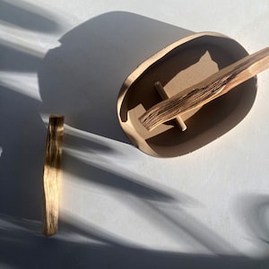 Concrete Smudge Dish: Modern Incense & Palo Santo Holder