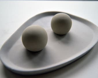 Esfera de hormigón hecha a mano: pisapapeles minimalista, decoración moderna para el hogar