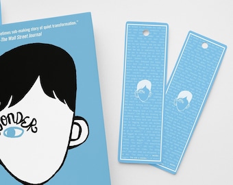 Wonder Ending Printable Bookmarks | Wonder book | Choose Kind | School Supplies | RJ Palacio | Kindness Club | Wonder Inspirational Quotes