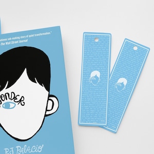 Wonder Ending Printable Bookmarks | Wonder Book | Choose Kind | School ...