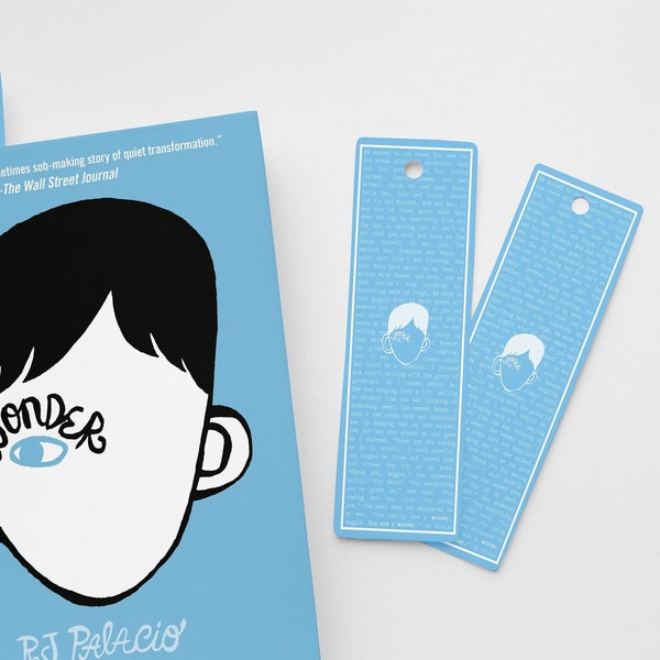 Wonder Ending Printable Bookmarks | Wonder book | Choose Kind | School Supplies | RJ Palacio | Kindness Club | Wonder Inspirational Quotes