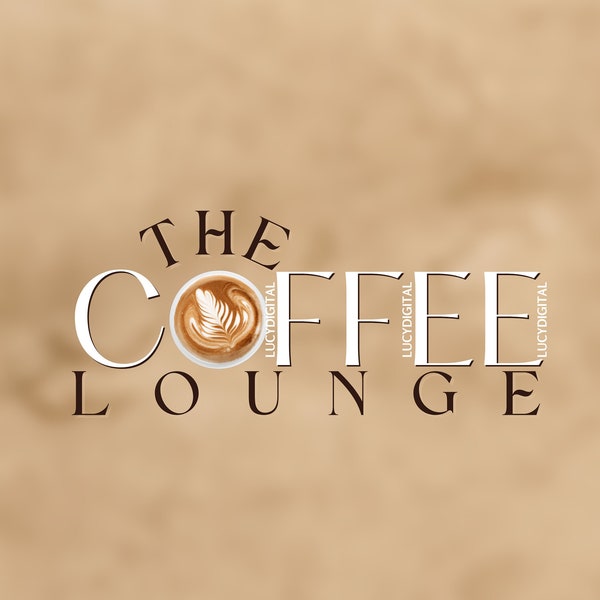 Coffee shop logo | coffee logo | premade logo | canva logo | editable logo | coffee cup logo | cafe logo | cafe | coffee content | modern