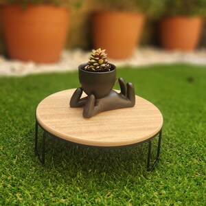 Little People Planter, Humanoid Posing Pots, Cute Planter, Mini Human Planter, Unique Gift