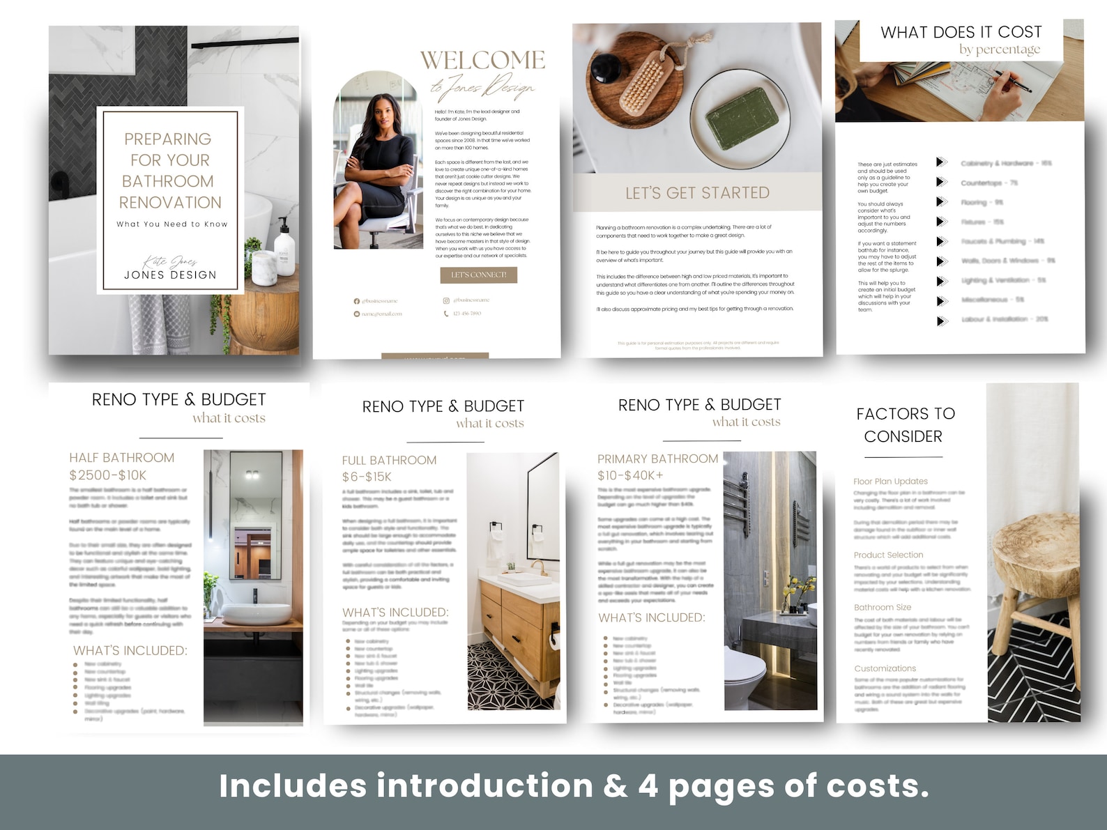 Bathroom Renovation Client Guide - Interior Design Template - Client ...