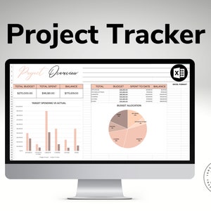 Interior Design Project Tracker - Project Management- Excel Template - FFE  - Interior Design Client