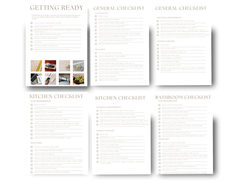 Interior Design Site Measure Checklist - How to Measure a Space ...
