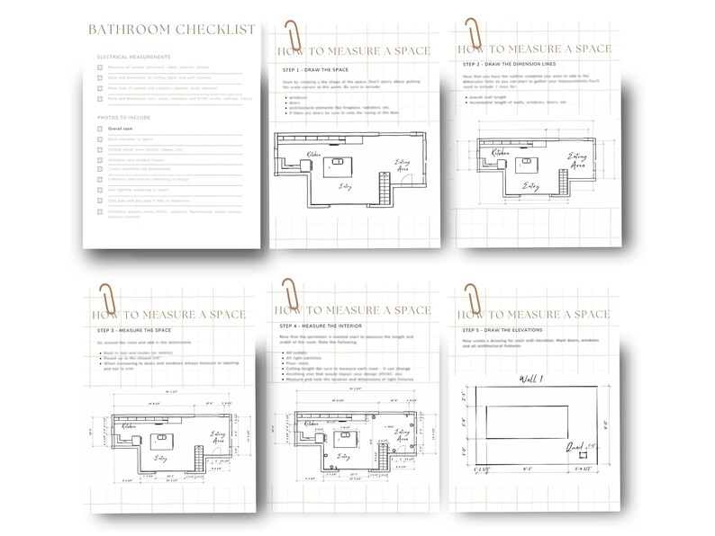 Interior Design Site Measure Checklist How to Measure a Space Interior Design Tools Interior Design Checklist image 4