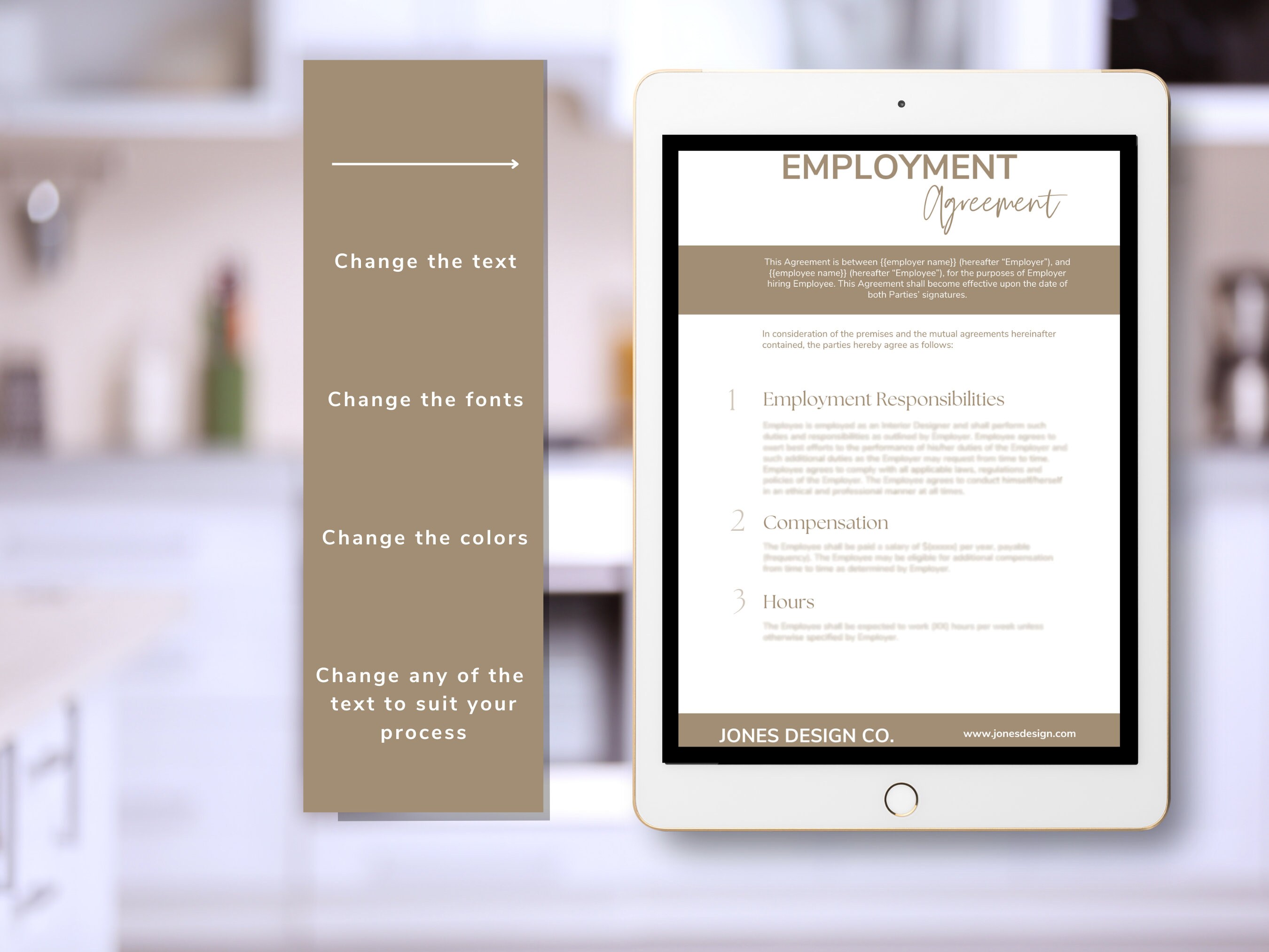 Employment Agreement for Interior Designers - Employment Contract ...