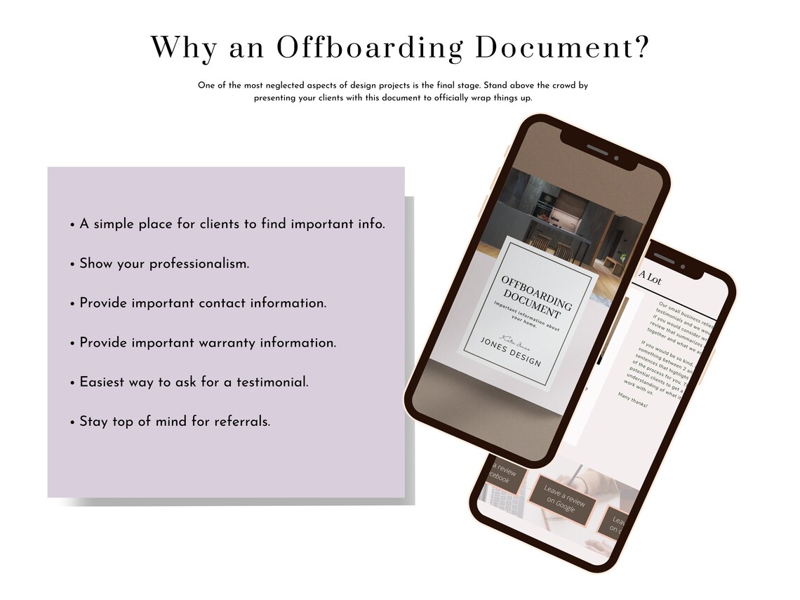 Client Offboarding Template - Interior Design Offboarding - Canva ...