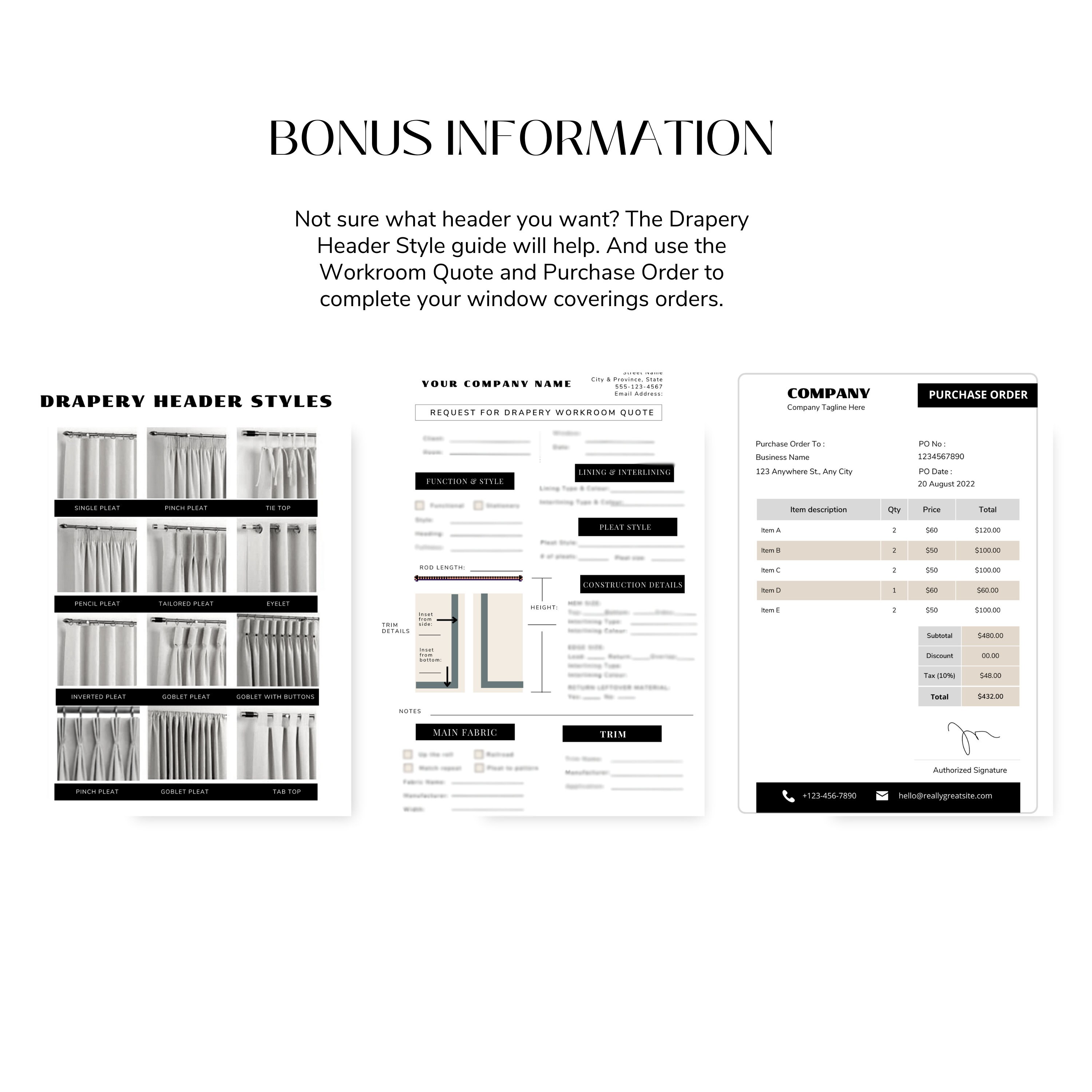 Interior Design Window Treatment Checklist Window Treatments Interior ...