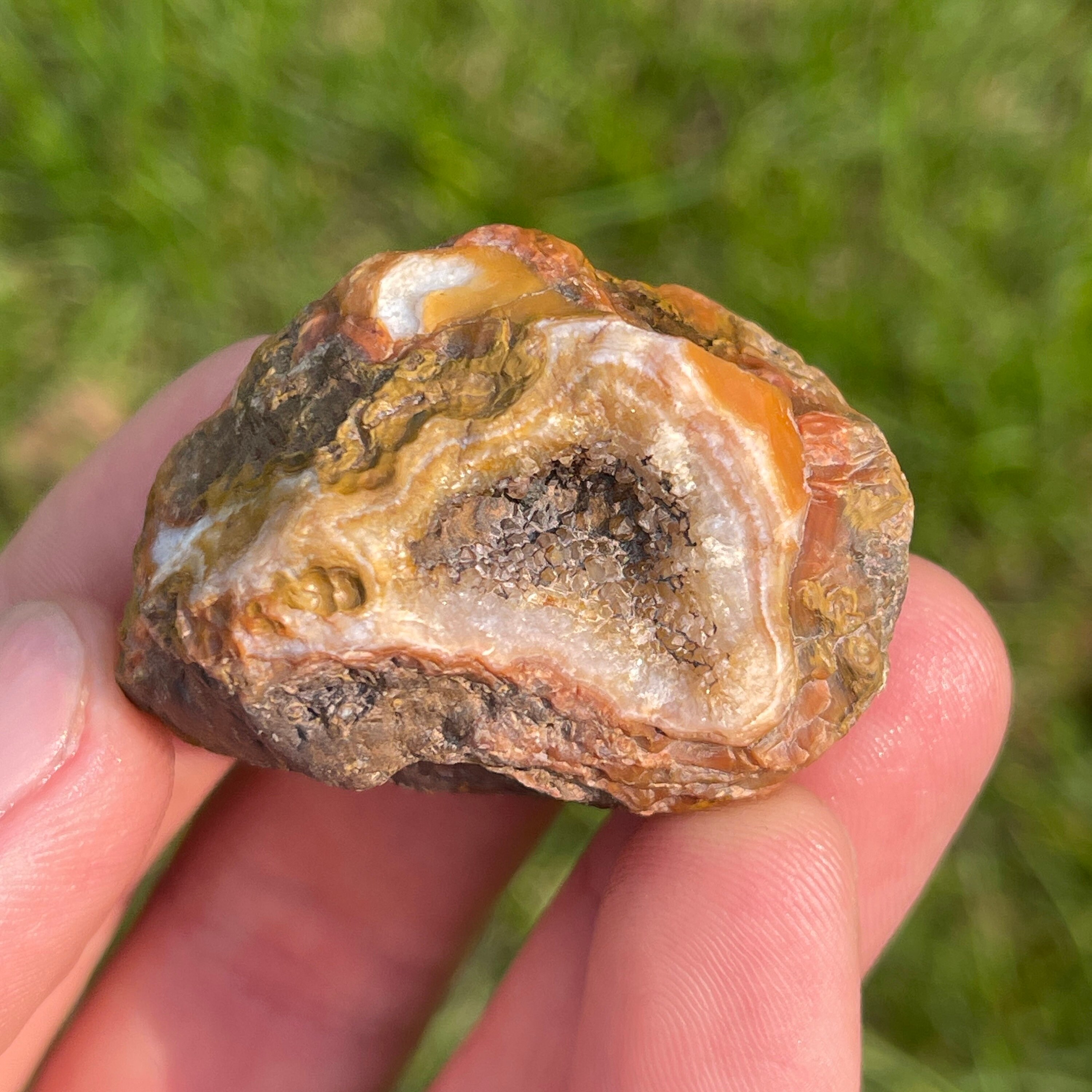 Lake Superior Agate Geode - Etsy