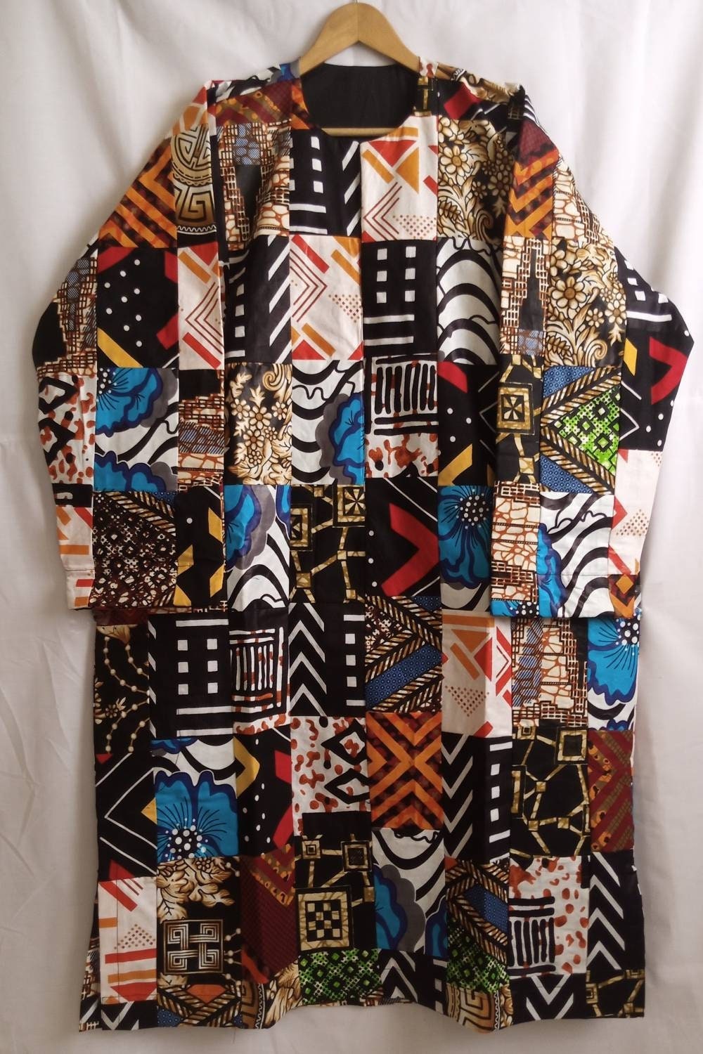 Bayefall Custom Made Patchwork 100% Real African Wax Fabrics MAde To Order