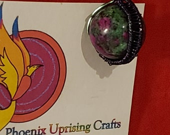 Colgante de cobre Ruby Zoisite