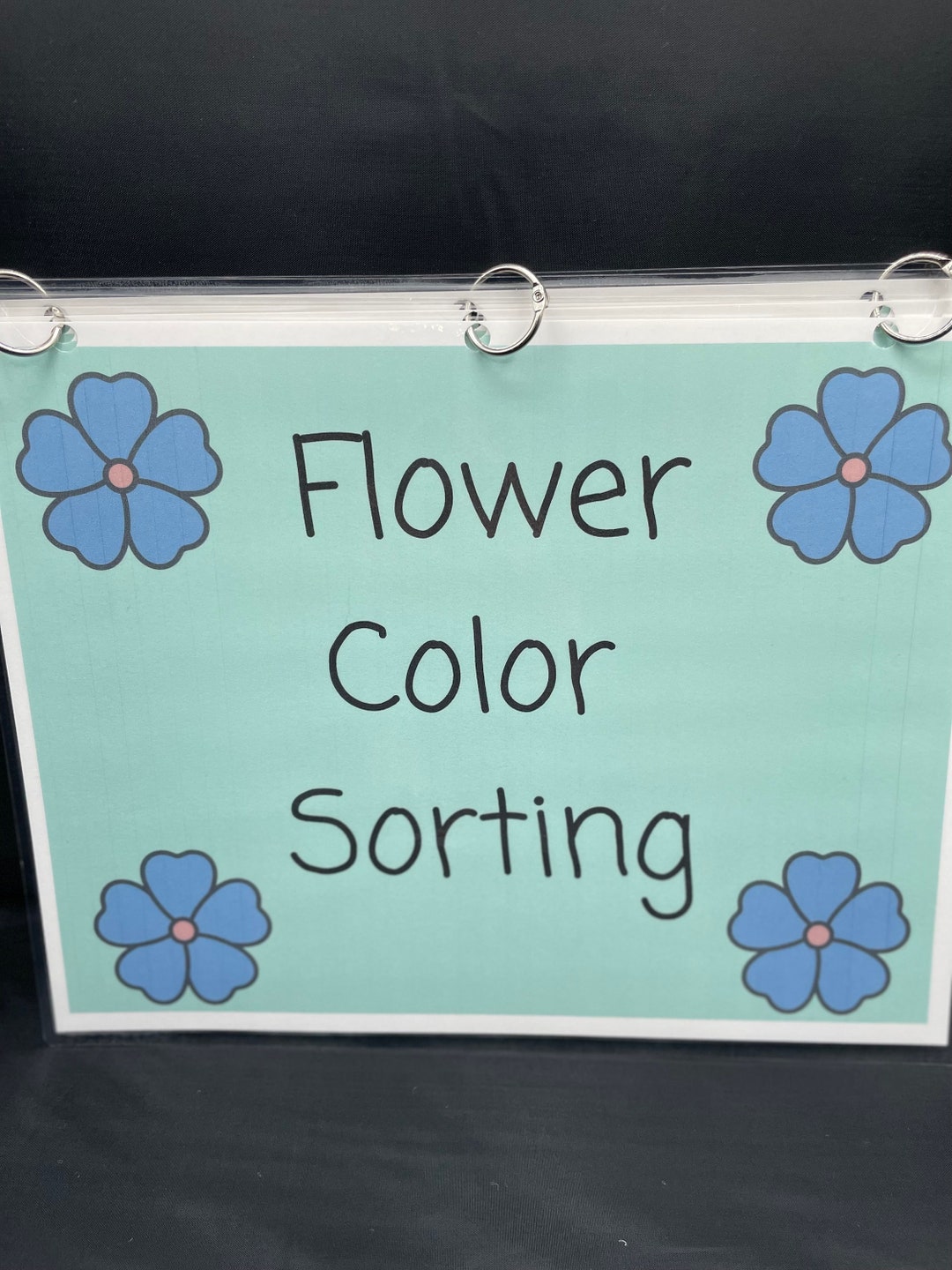 Color Sorting Activity Busy Book Game Educational Childrenโs - Etsy