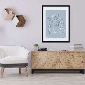 Line Art | Simple Design | Wall Art |  Digital File | Printable Art |