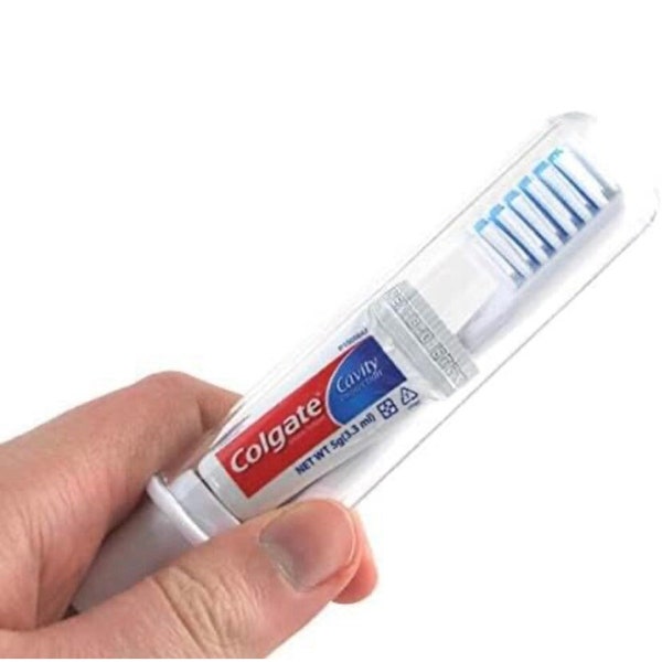 Camping mini Colgate toothbrush set