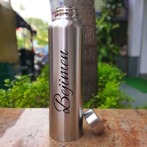 Personalized Stainless Steel Bottle | Personalized water bottle 15 oz