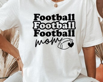 Football Mom, Football Season cut file, Football Mom SVG PDF, Shirt Cricut, Instant Download, Football Shirt, Sport Mom