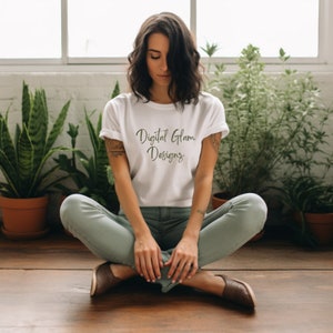 Botanisches Pflanzen Mockup, Grünes Mockup, Natur-Themen Mockup, Plant Mama, Zimmerpflanzen Mockup