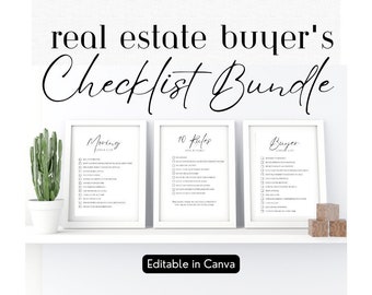 Real Estate Client Checklist Bundle | Buyer's Guide | Buyer's Checklist Bundle | Marketing for Realtors | Realtor Marketing | Buyer's Agent