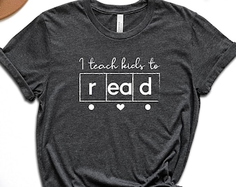 I Teach Kids to Read Shirt, Science of Reading Shirt, Reading Shirt, Teacher Shirt, Elementary Shirt, Interventionist Shirt,Gift For Techer