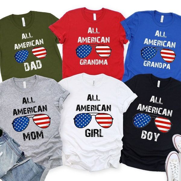 4th Of July Family Matching Shirt, American Family Shirt, 4th Of July Crew Shirt, Freedom Crew Shirt, USA Shirt, Patriotic Family Shirt