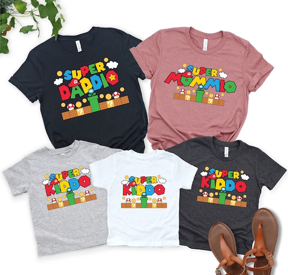 Family Crew Shirt, Daddio Shirt For Fathers Day Gift, Mothers Day Shirt Gift, Super Daddio Game Tshirt and Kids Crew, Gamer Family Shirt