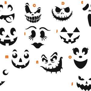 Pumpkin Face Halloween Matching Family Shirt Bild 2