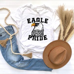 Eagles Shirt, Eagle Tshirt, Eagle Pride Shirt,  Retro School Spirit Shirts, Eagles Football, Football Mom Shirt, Vintage Go Eagles
