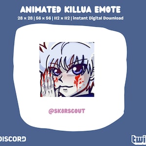 Animated Twitch & Discord Emote - Anime Emotes - Anime Character