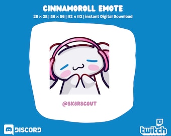 Animated Twitch Emote - Kawaii Character - Sized for Twitch & Discord