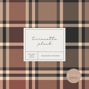 Outono xadrez sem costura padrão marrom tartan repetição padrão xadrez impressão artesanato papel outono xadrez tecido padrão tartan scrapbooking papel
