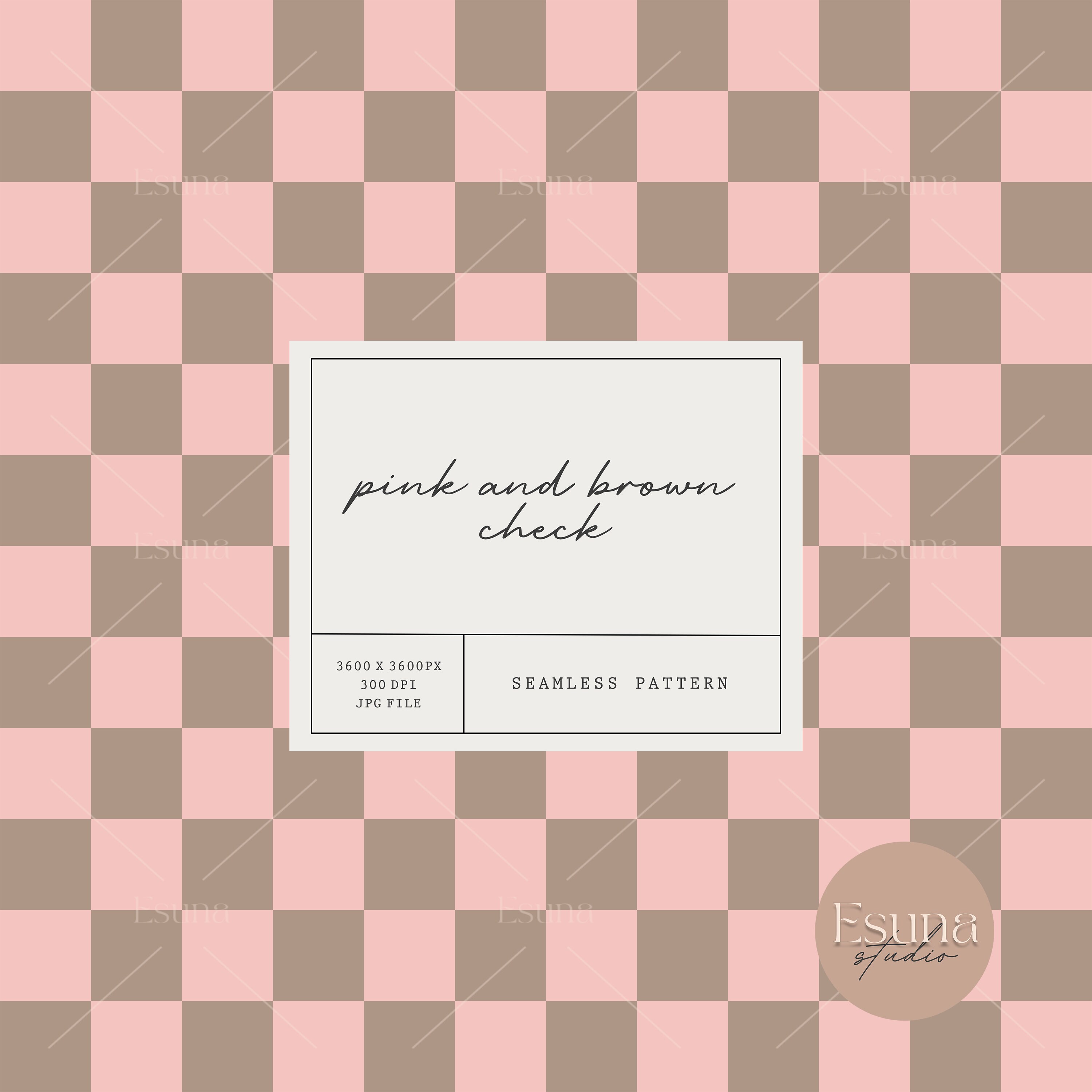 Amazon.com: Spoonflower Fabric - Pink Retro Orange Circles  Retro Graphic Square Salmon Pink on Brown Fabric main image 2