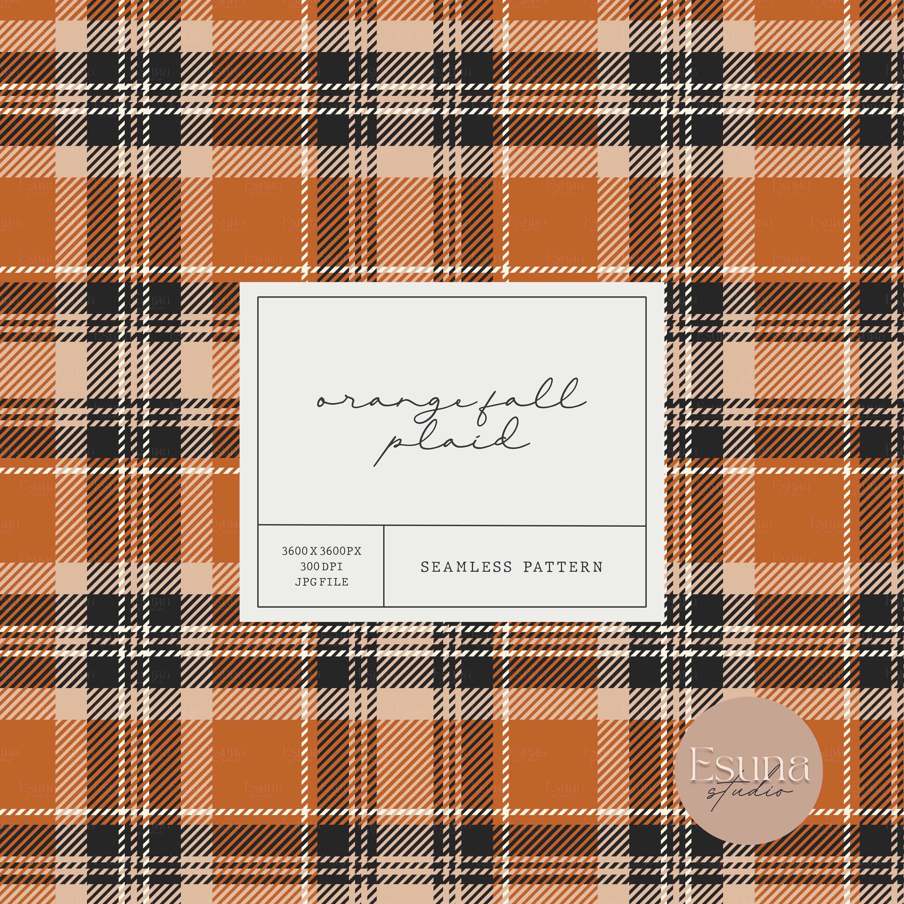 New Brown Orange Luxury Style Plaid Solid Color Printed Thin