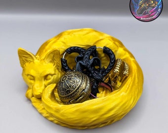 Vassoio di gioielli di volpe divina e maestosa dalle terre selvagge di Kekreations Land!