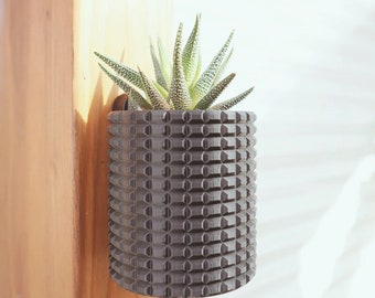 Castle Wall Planter: 3D Printed Tabletop or Wall Mount