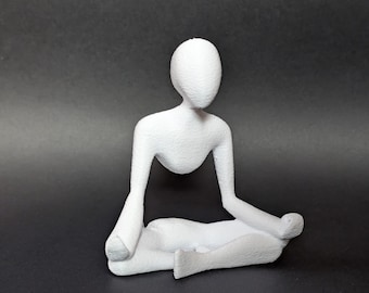 Medito - Business card Holder&quot; a minimalist sculpture that doubles as a unique business card holder Embrace tranquility and organization!