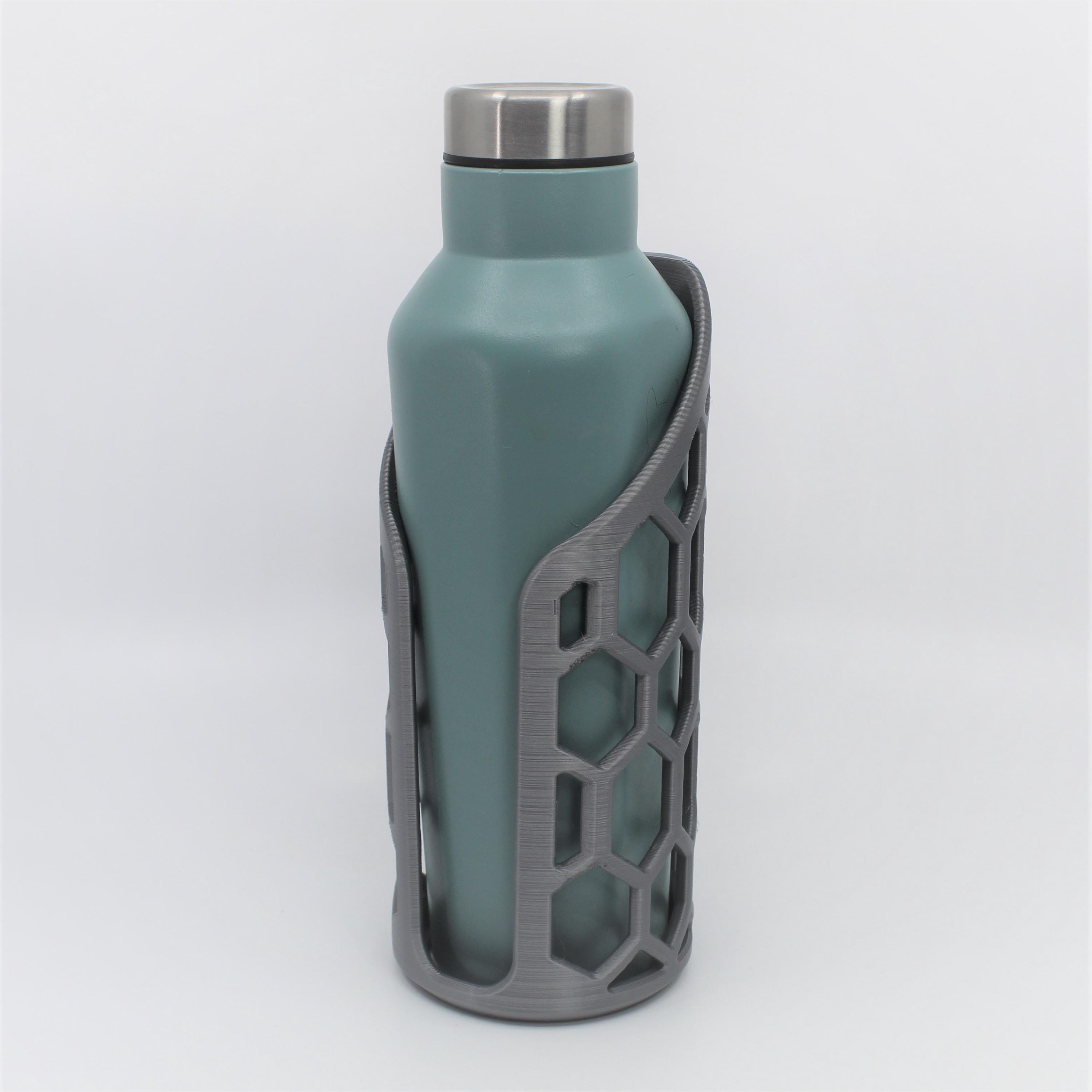 3D Printed Mesh Water Bottle Holder – Stylish, Strong & Cyclist