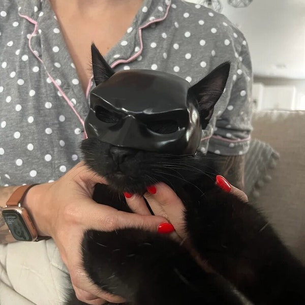 It's BAT CAT! The mask for your Dark Feline Avenger! Watch your step-bat cat is watching!!!