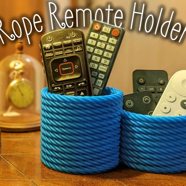 Rope design Remote holder and Catch all!