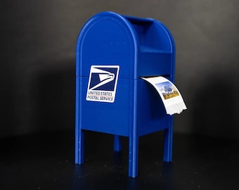 USPS Mailbox Stamp Dispenser! A whimsical way to store and dispense your postage stamps!