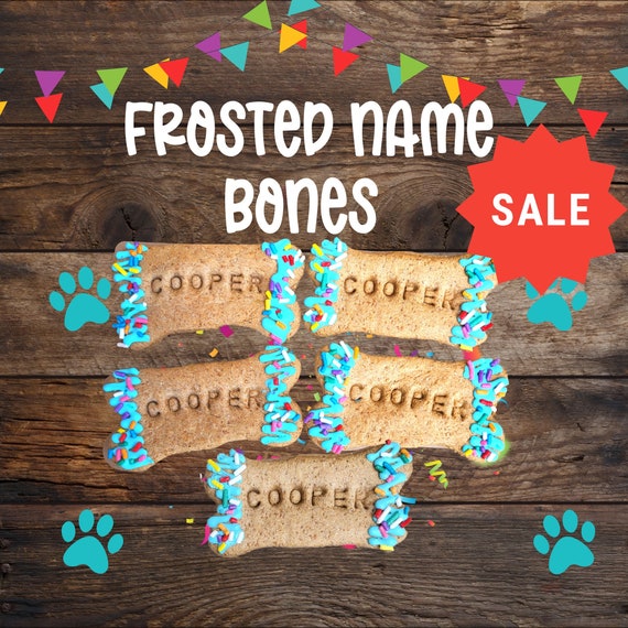Custom Name Dog Cookies Dog Birthday Dog Cookies Custom Dog Etsy