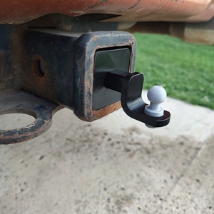 Tiny Trailer Hitch, Hitch Cover. Novelty Tiny Receiver hitch.