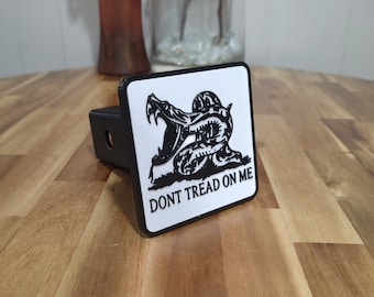 Don't Tread On Me Trailer Hitch Cover.