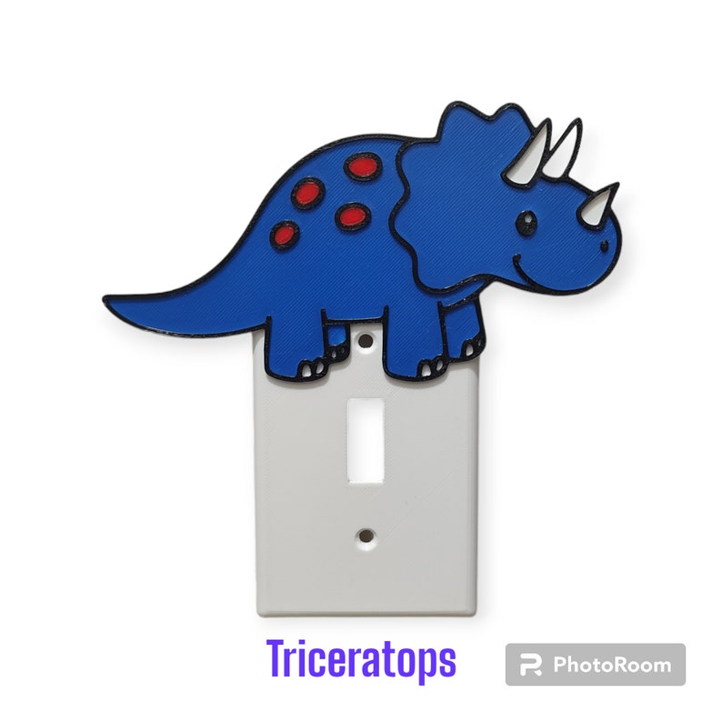T-Rex Jurassic Dinosaur Light Switch Sticker – Vinyl Decal For Kids' Room, Green Design