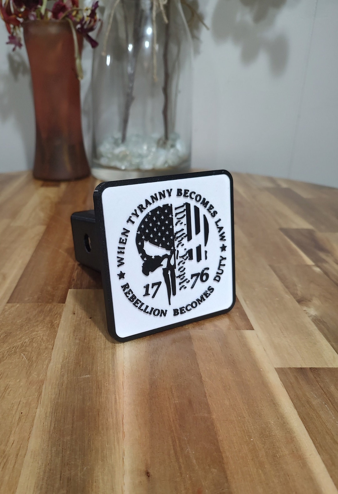 1776 Trailer Hitch Cover. American Hitch Cover. 2, 2.5 or 3 Receivers